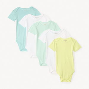 Σετ από 5 μπλουζάκια κοντομάνικα για αγόρια μωρά. 