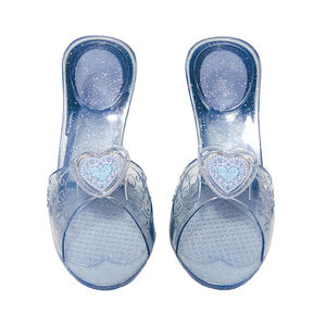 Παιδικά παπούτσια πριγκίπισσας με γκλίτερ σε μπλε χρώμα 