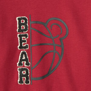 Φούτερ molleton oversize με σχέδιο basketball για μωρό αγόρι 