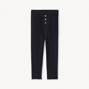 Καλσόν effet côtelé με κουμπιά για bebe κορίτσι 