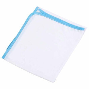 Πάνα Φανελένια Κόσμος Του Μωρού Λευκή Με Ρέλι Σιέλ 