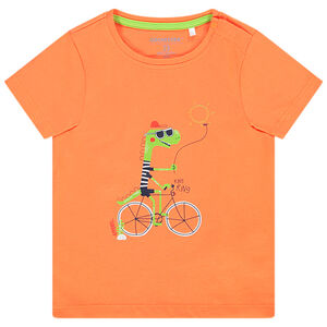 Κοντομάνικο μπλουζάκι με σχέδιο ζώων για μωρό αγόρι 