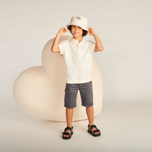 Πολο κοντομάνικο με κέντημα φοίνικα για αγόρι 