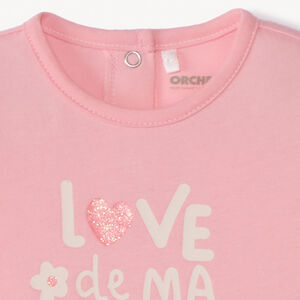 Φορμάκι από jersey με σχέδιο για bebe κορίτσι 