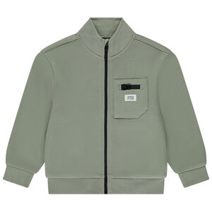 Ζακέτα με φερμουάρ, ψηλό γιακά και τσέπη για αγόρι 