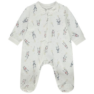 "Πιτζάμα από jersey με σχέδιο κουνελιών για bebe αγόρι" 