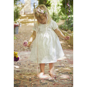 Αμάνικο φόρεμα σε jacquard για κορίτσι 