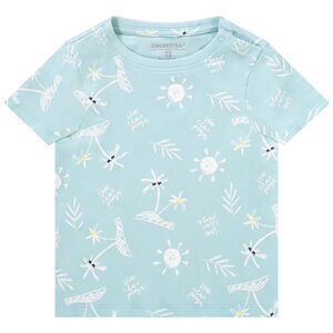 Κοντομάνικο μπλουζάκι με φαντεζί σχέδιο για bebe αγόρι 