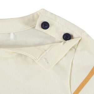 Πλεκτό μπλουζάκι με κουμπιά για αγόρι 