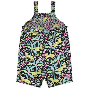 Σαλοπέτα κοντή με εκτύπωση φαντασίας σαβάνας για μωρό κορίτσι 