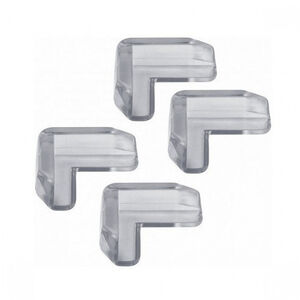 Reer Προστατευτικό Γωνιών Γυάλινων Επιφανειών Σετ 4Τμχ Διάφανο  