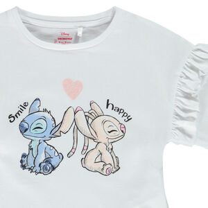 T-shirt μακρυμάνικο jersey σχέδιο Lilo & Stitch Disney για κορίτσι 