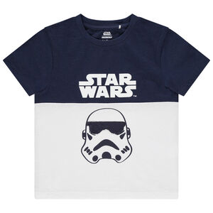 T-shirt κοντομάνικο με οργανικό βαμβάκι σχέδιο Star Wars παγιέτες μαγικές Main T-shirt κοντομάνικο με οργανικό βαμβάκι σχέδιο Star Wars παγιέτες μαγικές