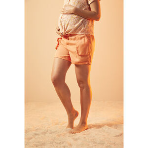 Σορτς αέρινο με φιόγκο για γυναίκες 