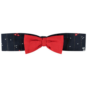 Bandeau à nœud imprimé fleuri pour bébé fille 