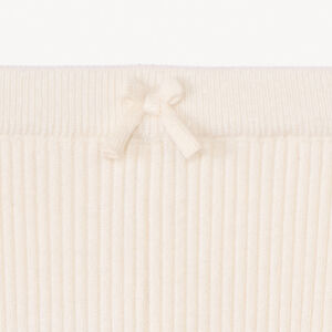 Μακρύ πλεκτό κολάν μονόχρωμο για μωρό κορίτσι 