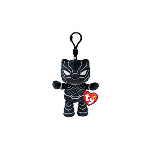 Χνουδωτό Beanie Babies Κλιπ Black Panther 8,5εκ 