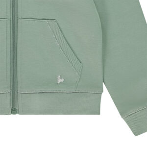 Ζακέτα με κουκούλα από φούτερ για κορίτσι 