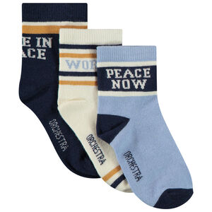 Σετ από 3 ζευγάρια κανονικών κάλτσων φαντασίας για αγόρι 