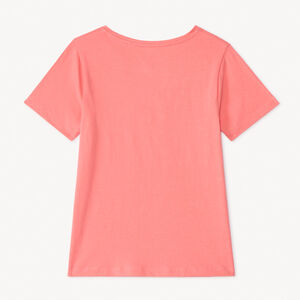 T-shirt με κοντά μανίκια με τύπωμα παγιέτας Minnie Disney κορίτσι 
