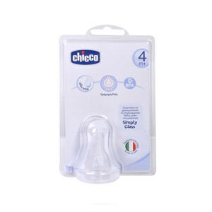 Chicco Θηλή Σιλικόνης για γρήγορη ροή 4Μ+ 