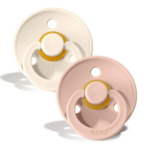 Bibs Πιπιλες Colour Round -2 Pack-Ivory/Blush No1 