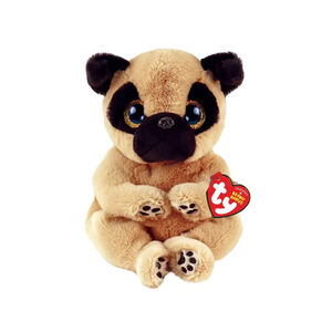 Beannie Bellies Izzy Χνουδωτό Σκυλάκι Καφέ 15εκ TY 