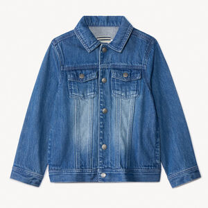 Ζακέτα από jean effet délavé για αγόρι  Main Ζακέτα από jean effet délavé για αγόρι