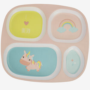 Πιάτα με διαχωριστικά από μελαμίνη - Μονόκερος 