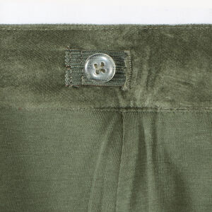 Παντελόνι bootcut βελουτέ με πλεκτή ζώνη για κορίτσι 