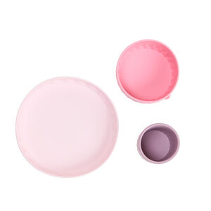 Σετ γευμάτων 3 τεμαχίων Origami από σιλικόνη - Λίλα 