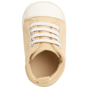 Αθλητικά παπούτσια ψηλά με κορδόνια από ύφασμα για μωρό αγόρι 