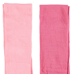 Σετ 2 ζευγαριών παχιών μονόχρωμων καλσόν για κορίτσι 