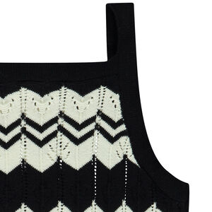 Σετ Δετό + σορτς σε crochet φαντασίας για κορίτσι 