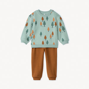 Ensemble sweat + pantalon de jogging fantaisie pour bébé garçon   Main Ensemble sweat + pantalon de jogging fantaisie pour bébé garçon