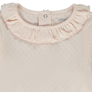 T-shirt μακρυμάνικο από διχτυωτό πλέγμα για bebe κορίτσι 