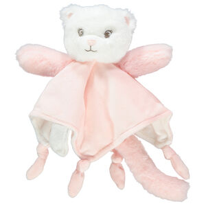 Πλατύ λούτρινο γατάκι με αυτοκόλλητο λουράκι 