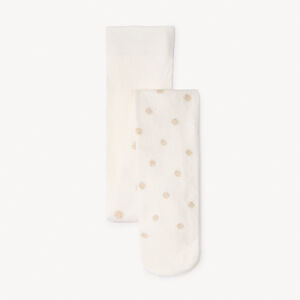 Καλοκαίρι καλσόν με σχέδιο πουά και λαμπερά για bebe κορίτσι 