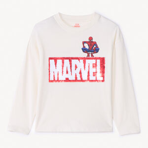 T-shirt με μακριά μανίκια Spider-Man Marvel με μαγικά στρας για αγόρι 
