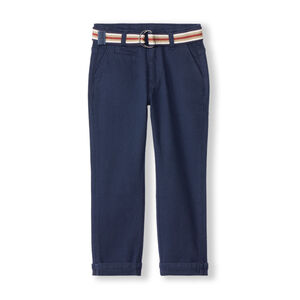 Pantalon avec ceinture à double boucle pour garçon 