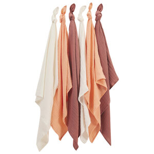 Σετ από 6 βαμβακερά langes 70 x 70 cm 