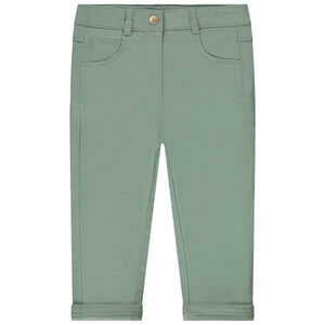 Παντελόνι slim με jersey επένδυση για bebe κορίτσι 