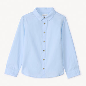 Πουκάμισο μακρυμάνικο μονόχρωμο για αγόρι 