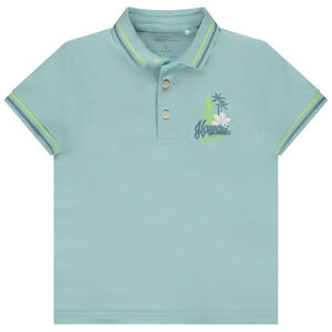 Πόλο κοντομάνικο puff print Hawaii για αγόρι 