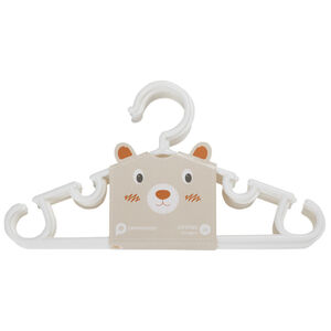 Σετ από 6 κρεμάστρες - Λευκό 