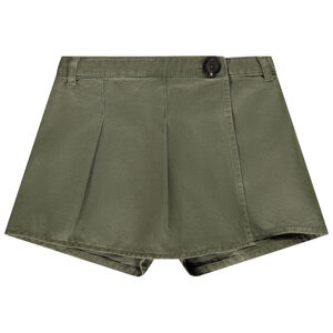 Φούστα-σορτς με πλισέ εφέ για κορίτσι 