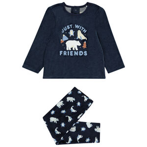 Pyjama 2 pièces motifs Arctiques pour bébé garçon avec finitions différentes selon l'âge  Main Pyjama 2 pièces motifs Arctiques pour bébé garçon avec finitions différentes selon l'âge