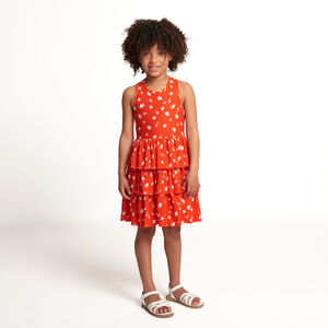 Αμάνικο φόρεμα με λουλούδια για κορίτσι 