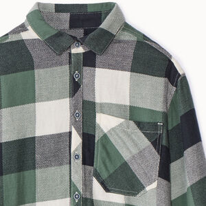 Chemise manches longues à carreaux pour garçon 