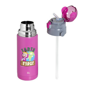 Kids Thermos 'Masha - Earth First' 400ML (magenta) 